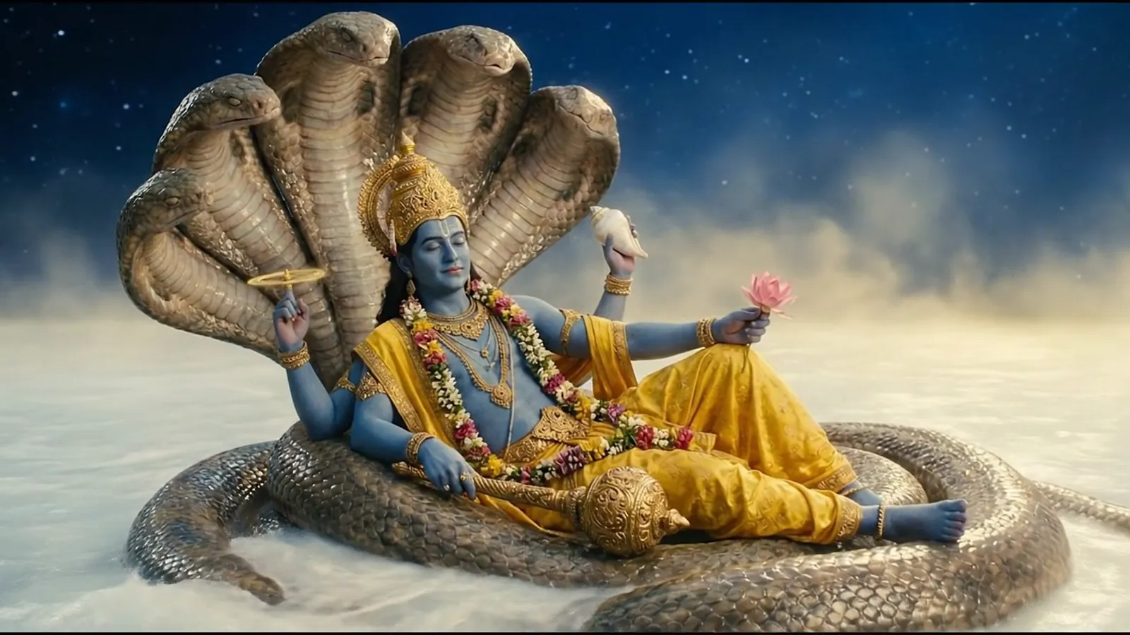 Vishnu on Shesha