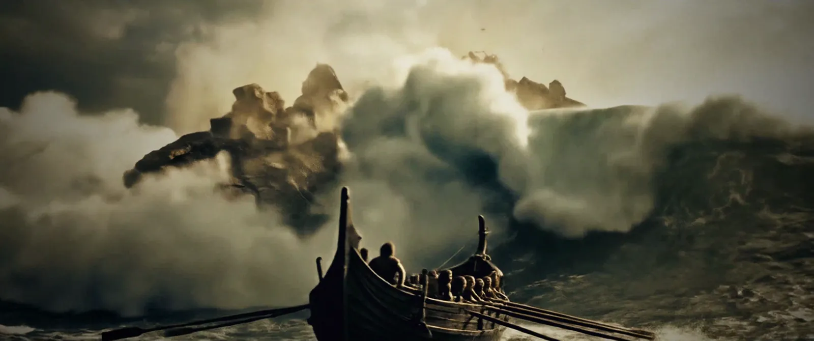 The fleet leaves Troy